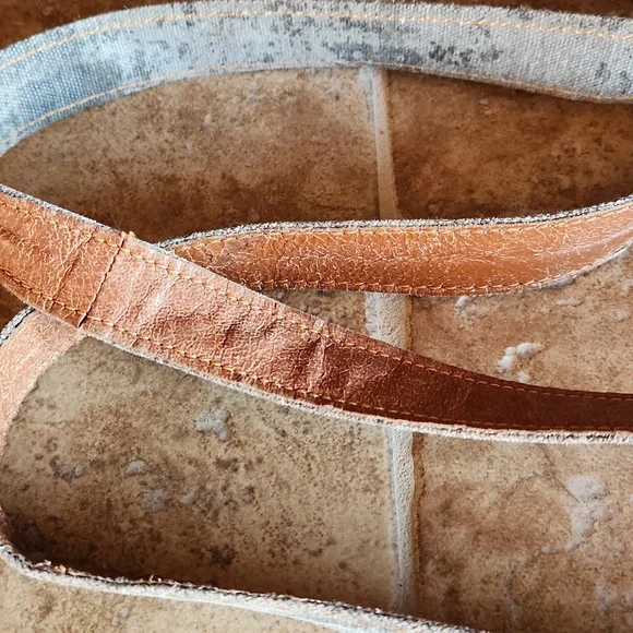 Vaan & Co Black With Brown Accent Leather Tote - Picture 9 of 16